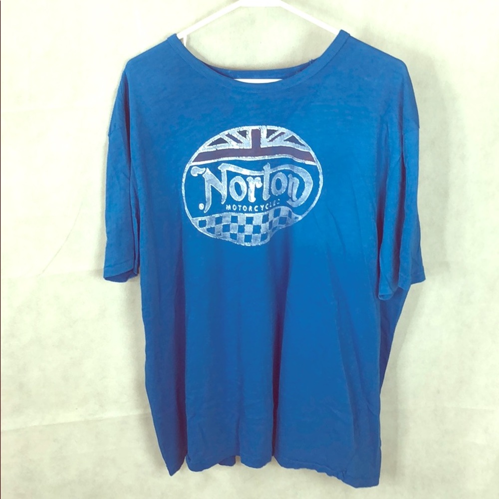 Norton Motorcycles Blue T-shirt
